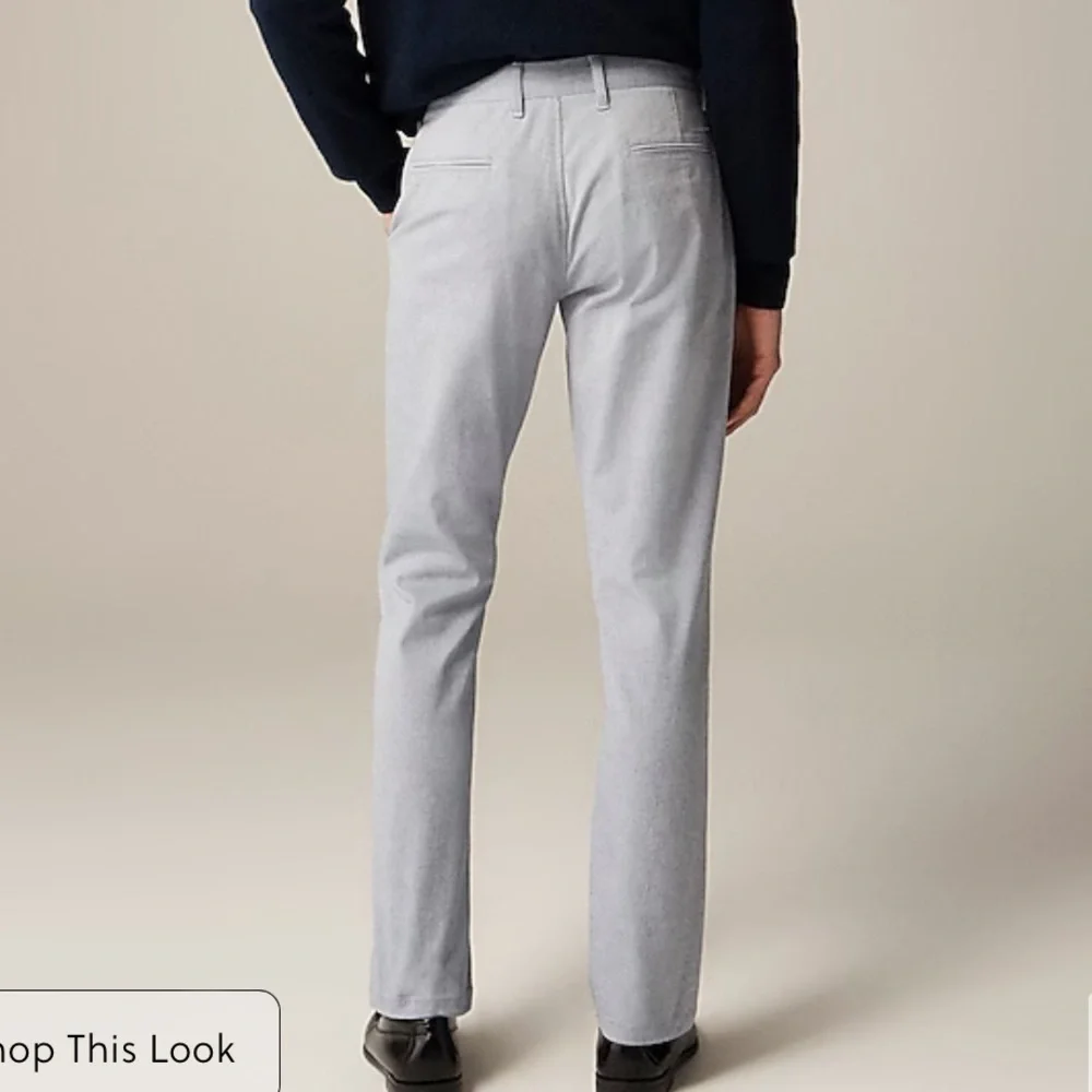 J crew 484 Slim-fit tech oxford pant sky blue